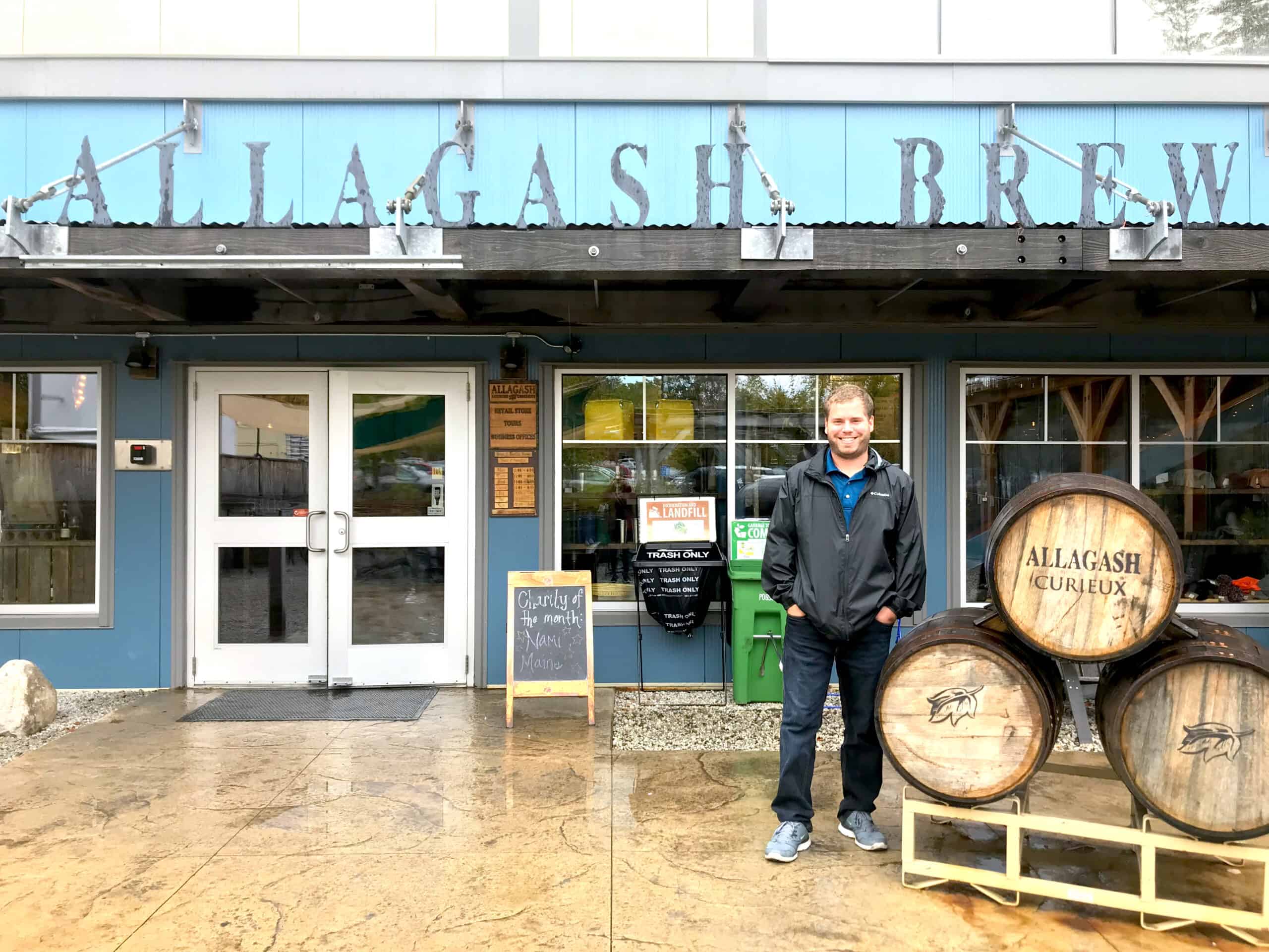 Allagash Brewing on the top stops when driving from Boston to Acadia. 