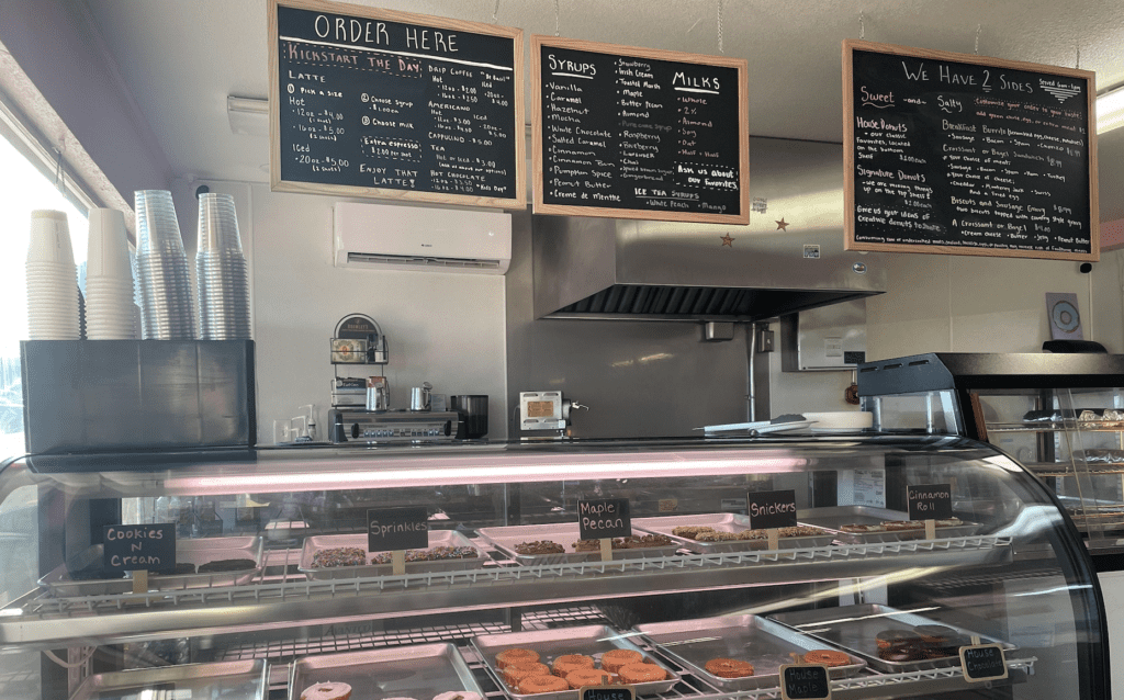 Hot N Sweet Coffee and Donut Shop in Page, Arizona.