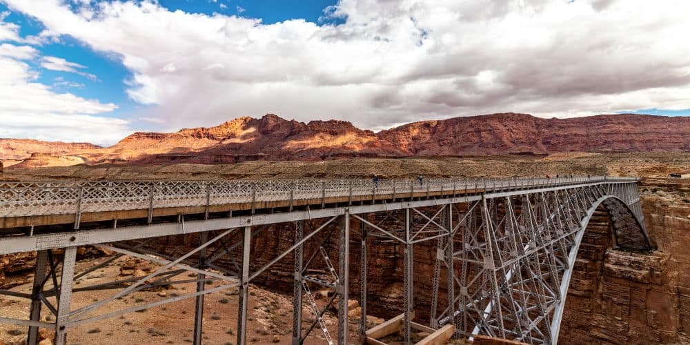 Navajo Bridge is a great, free activity between the Grand Canyon and Page.