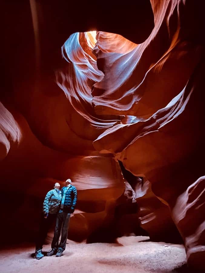 Our favorite time to visit Antelope Canyon.