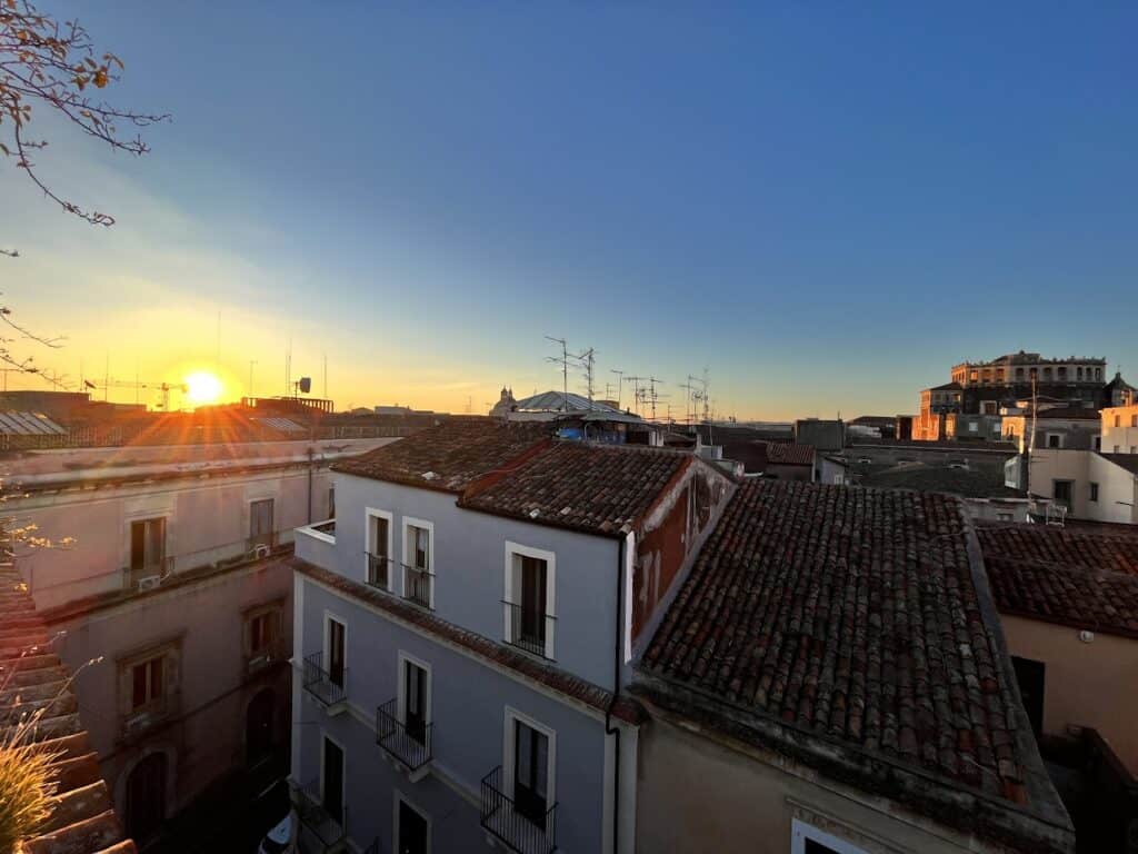 Catania is stunning from rooftops