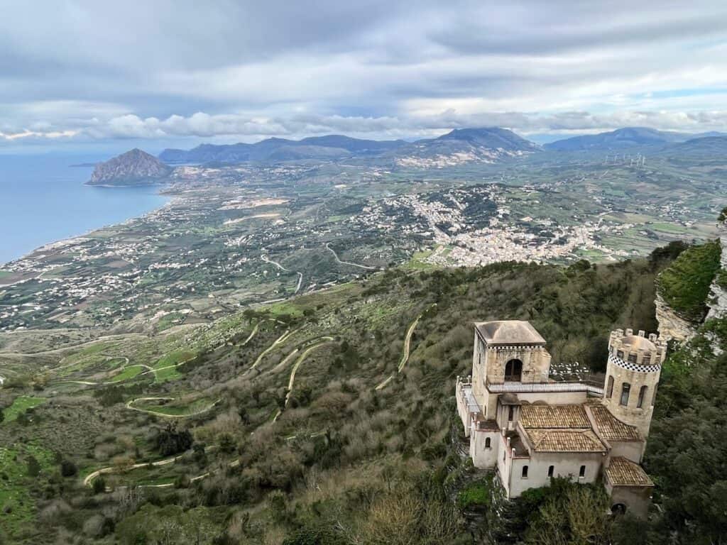 Erice is our favorite hillside city with a storybook vistas