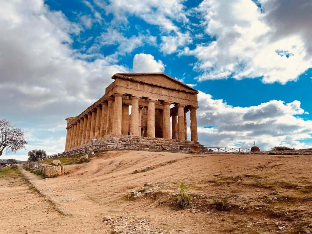 The Valley of the Temples is a day trip from Palermo and Catania