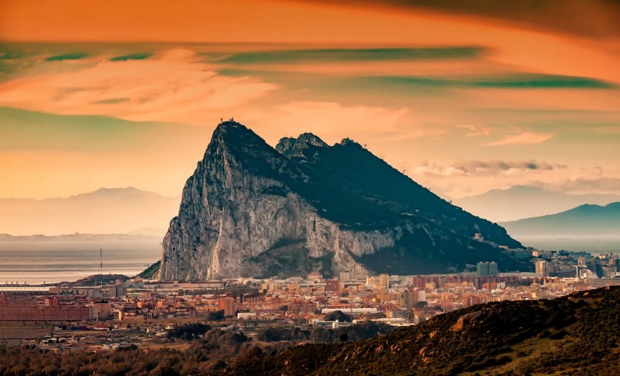 The Rock in Gibraltar is a towering mass to climb