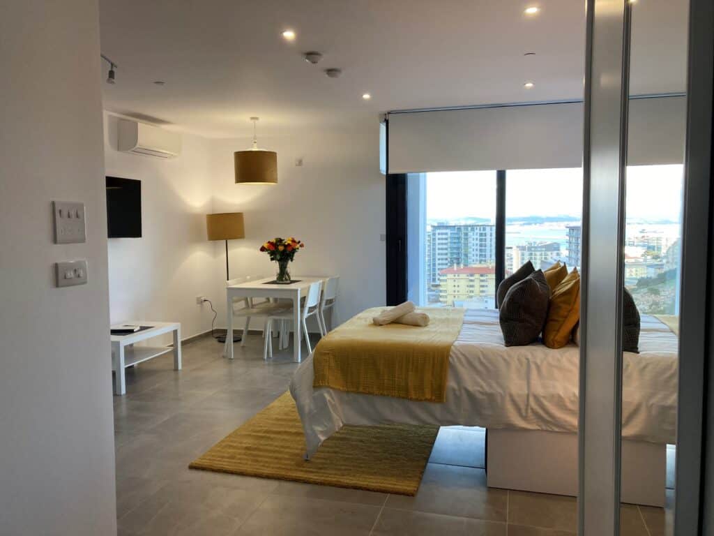 The E1 Suites provide more amenities that an cheap hotel in Gibraltar