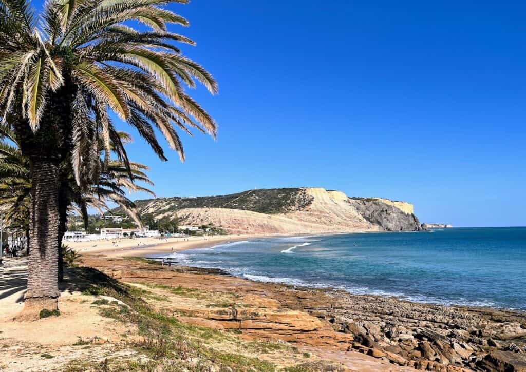 Praia da Luz is a good stop between Lagos and Sagres