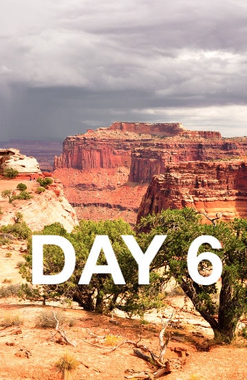 DAY 6 of your 7 day road trip from Las Vegas.