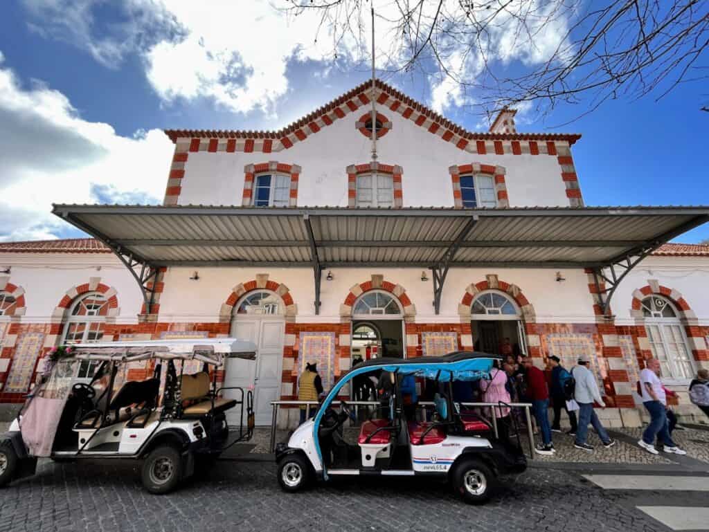 There are many tour guides waiting outside the Sintra Train Station, but we recommend booking ahead
