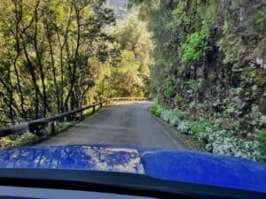 Renting a car for getting around La Palma and these tough roads is ideal